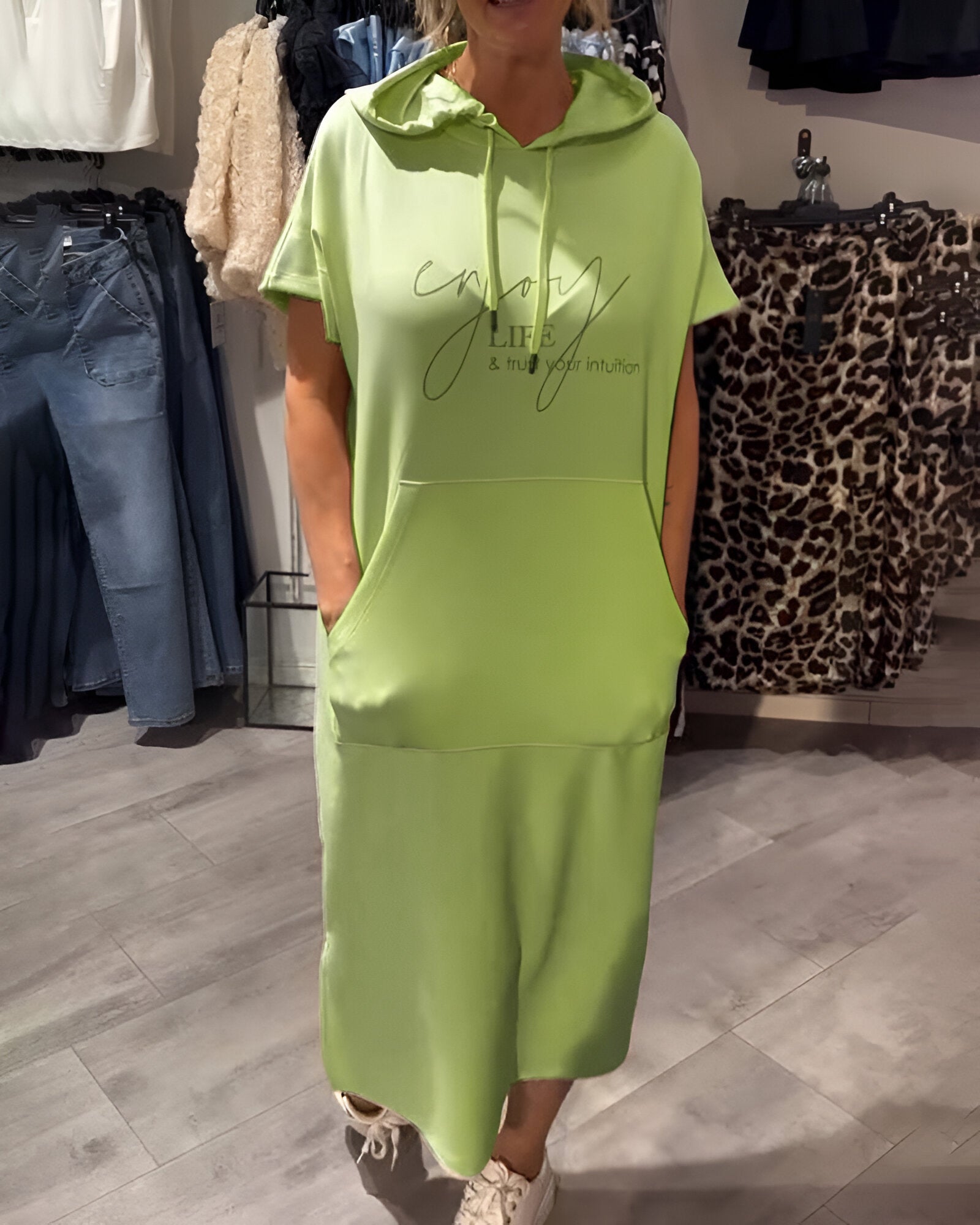 Sandra | Lässiges Hoodie-Kleid
