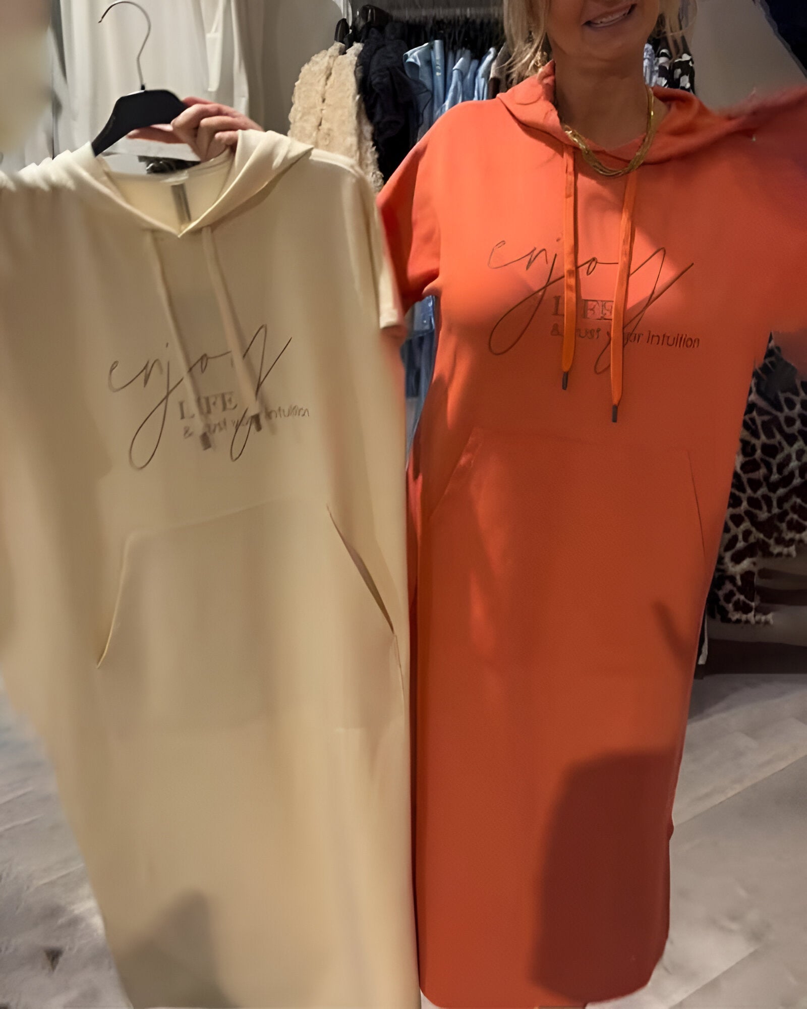 Sandra | Lässiges Hoodie-Kleid