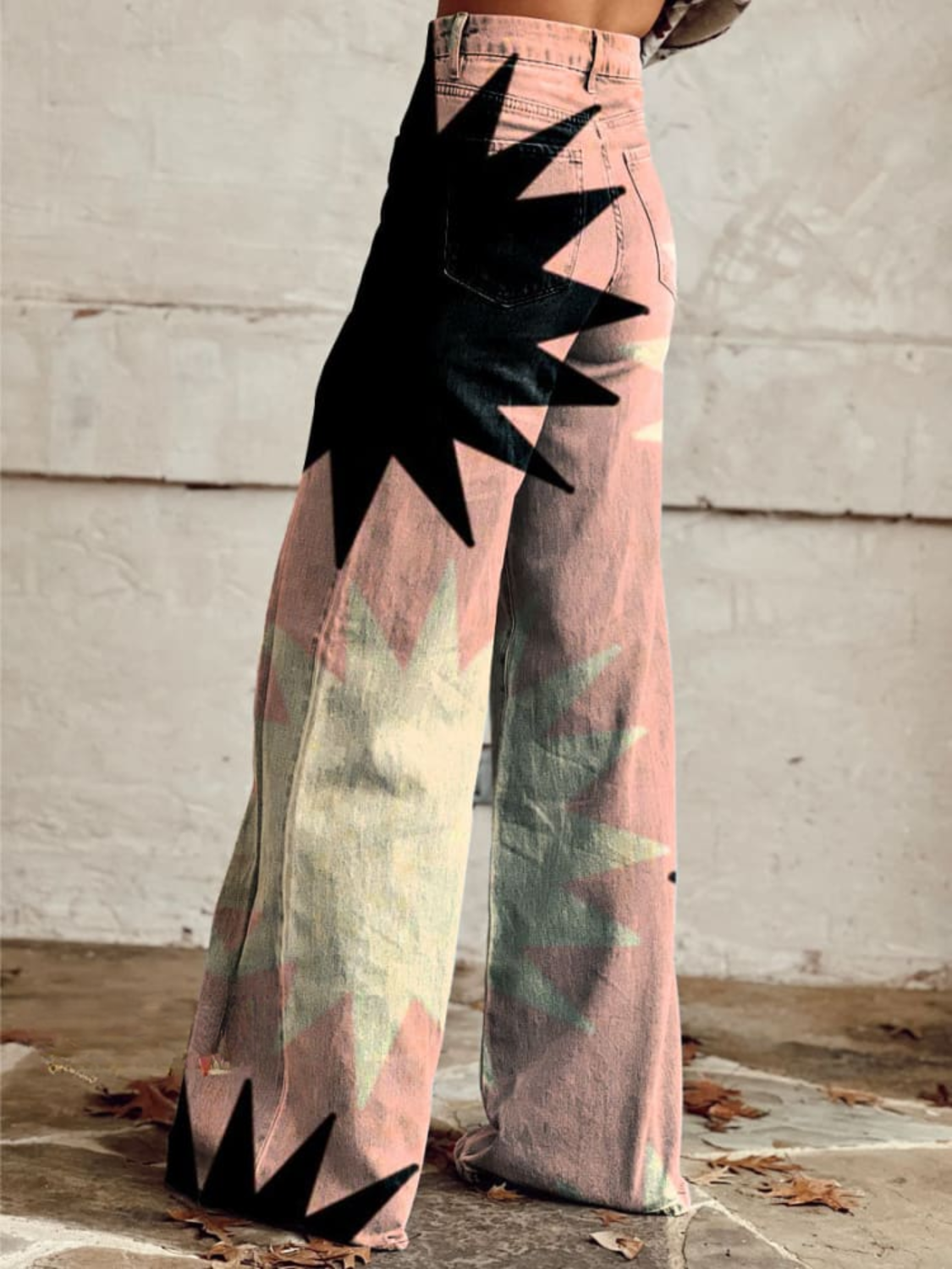 Stella | Boho Sternenburst Weite-Hosen