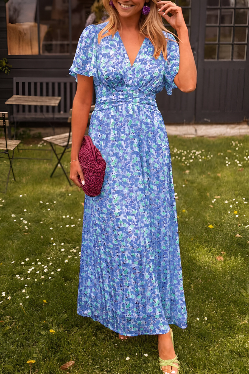 Anja | Maxikleid mit V-Ausschnitt