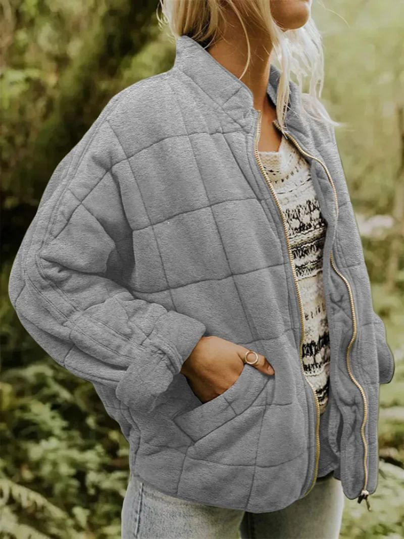 Josiane | Gefütterte Jacke mit eleganter Oversized-Optik