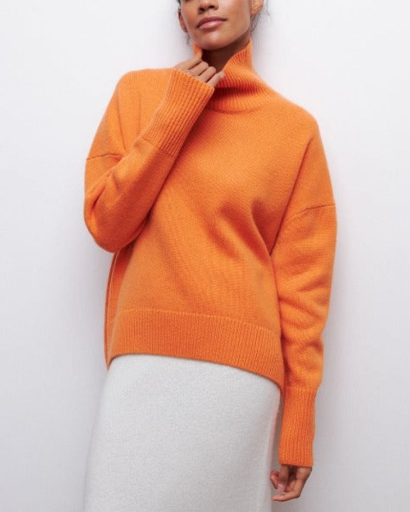 Evy – Rollkragenpullover in Relaxed Fit