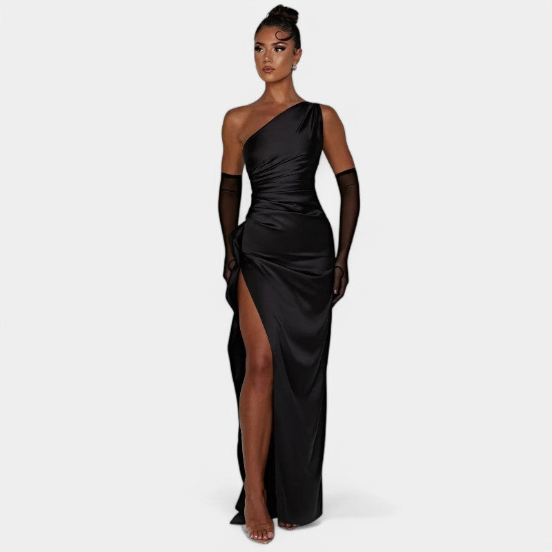 SERENYA – Luxuriöses Satin-Abendkleid
