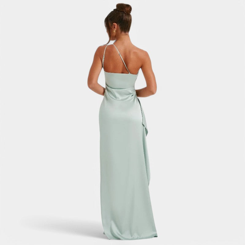 SERENYA – Luxuriöses Satin-Abendkleid