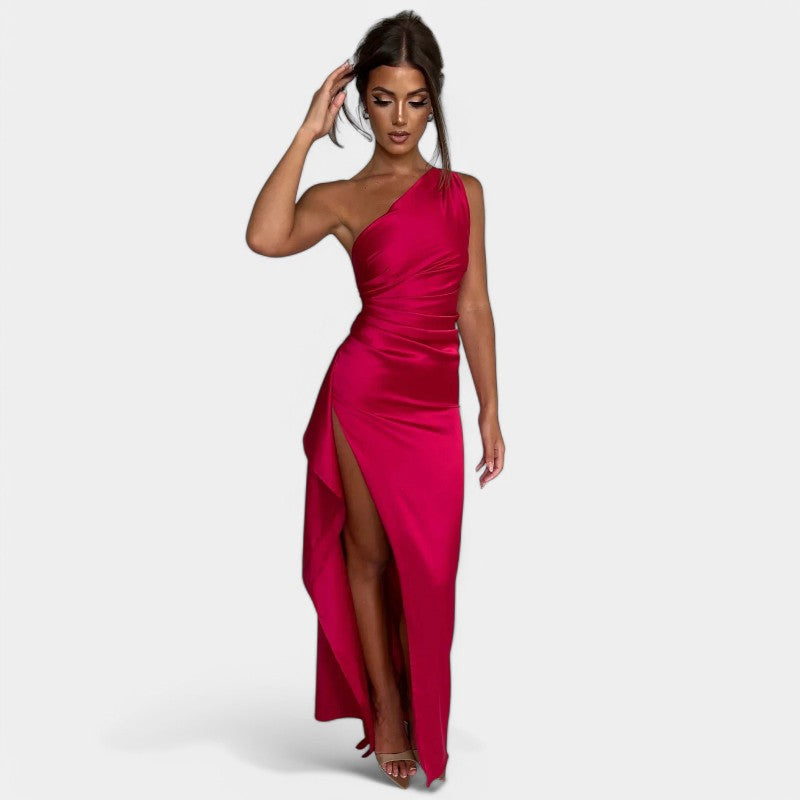 SERENYA – Luxuriöses Satin-Abendkleid