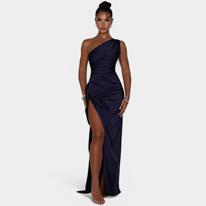SERENYA – Luxuriöses Satin-Abendkleid