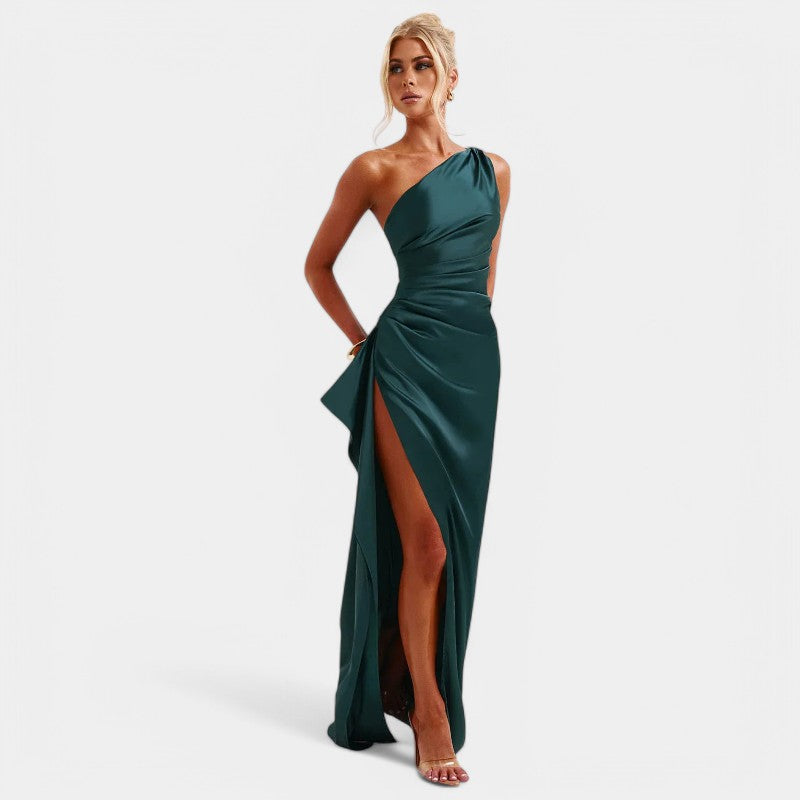 SERENYA – Luxuriöses Satin Abendkleid