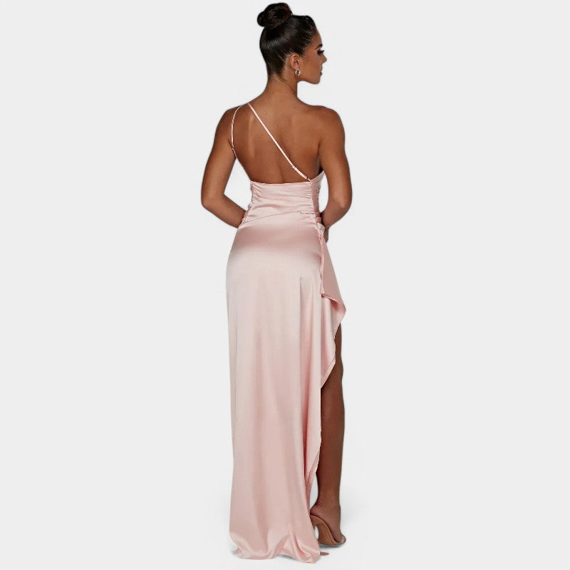 SERENYA – Luxuriöses Satin-Abendkleid