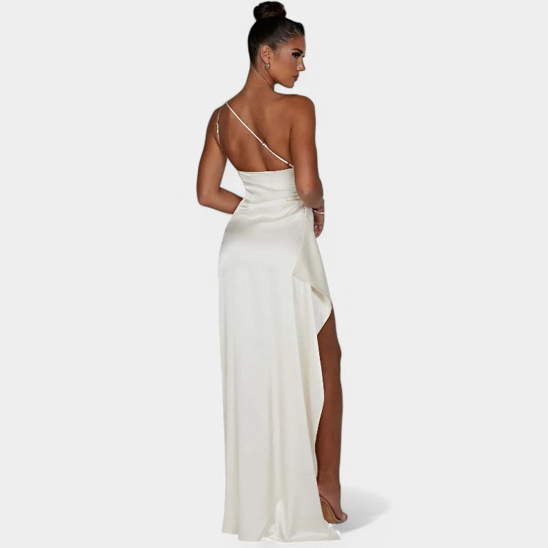 SERENYA – Luxuriöses Satin-Abendkleid