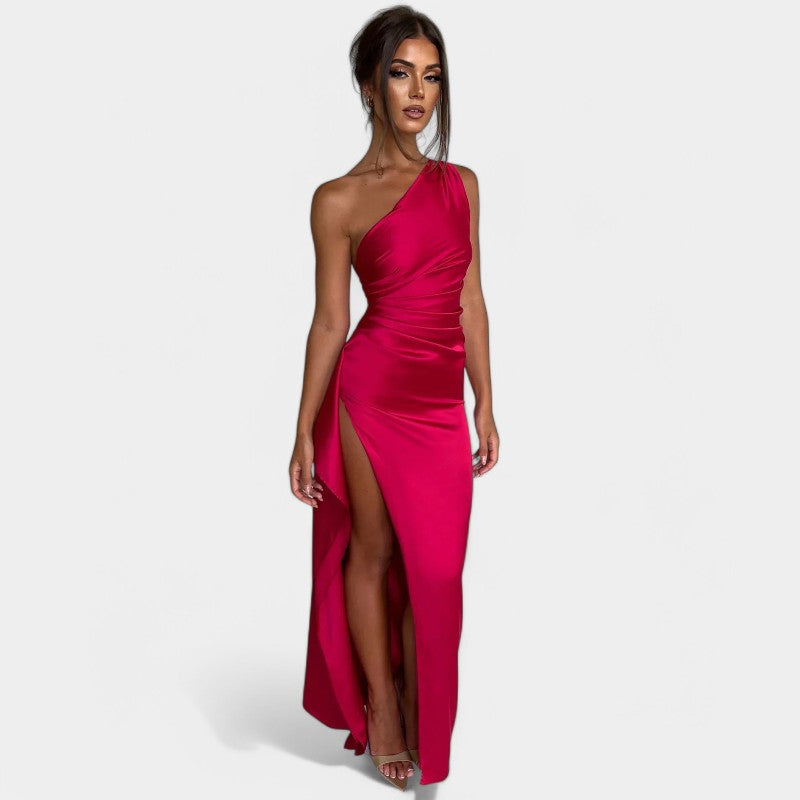 SERENYA – Luxuriöses Satin-Abendkleid