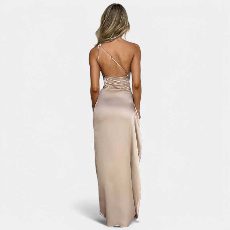 SERENYA – Luxuriöses Satin-Abendkleid
