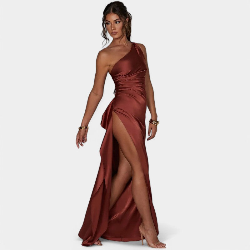 SERENYA – Luxuriöses Satin Abendkleid
