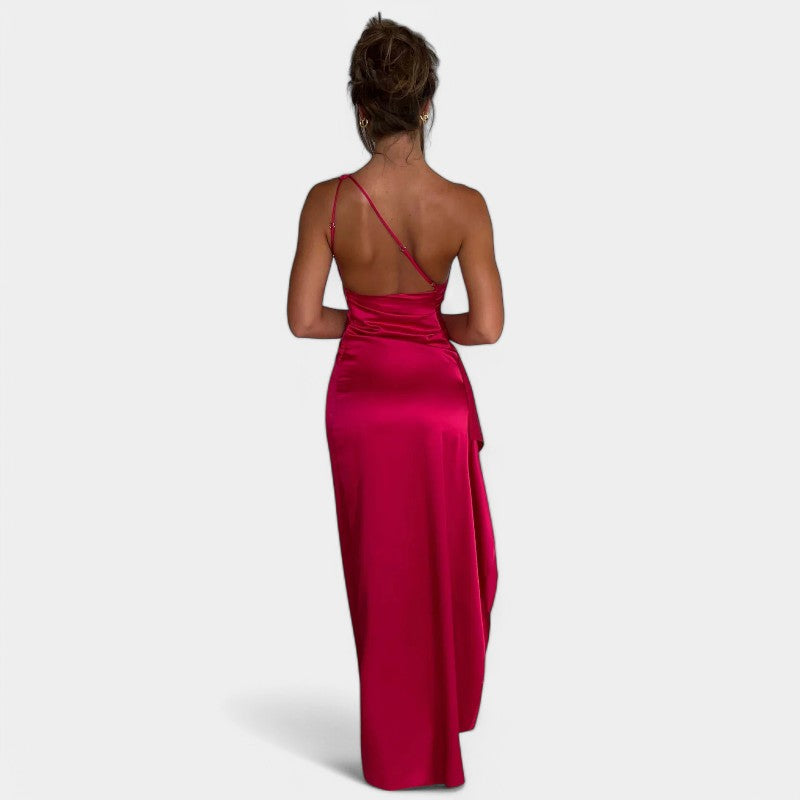 SERENYA – Luxuriöses Satin-Abendkleid