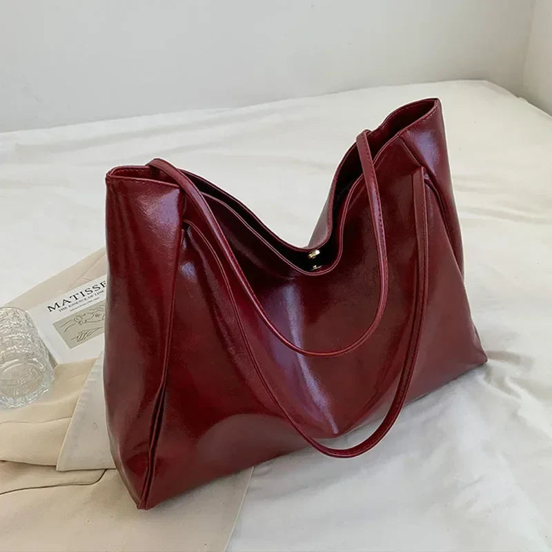 VIVAYNA – Weiche Retro Tote- und Schultertasche