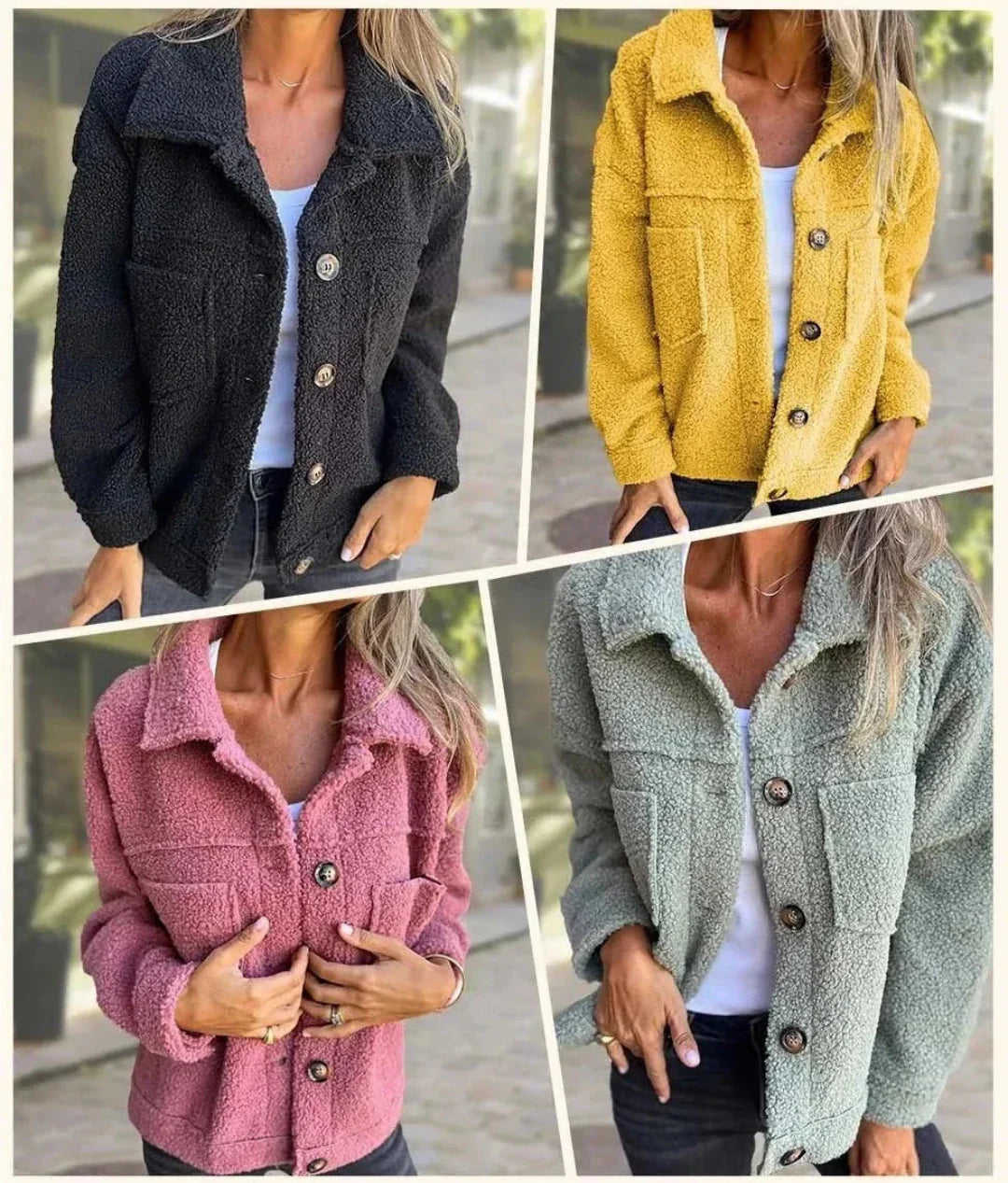 Maria | Warmes kurzes Frühlingsjacke