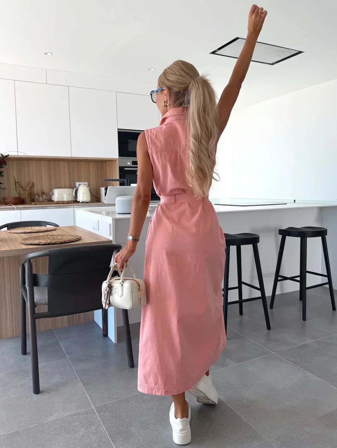 Isabelle | Sommer Maxi Denim Kleid