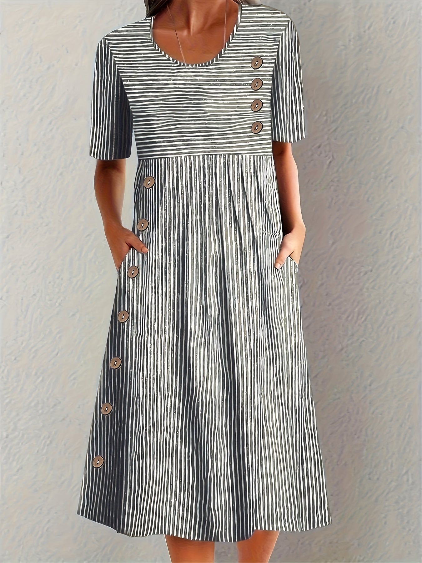 Sofia | Gestreiftes Sommerkleid