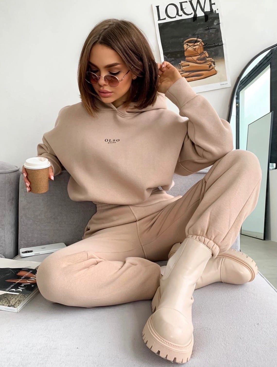 LUNA COZY SET – Strickfleece Loungeanzug