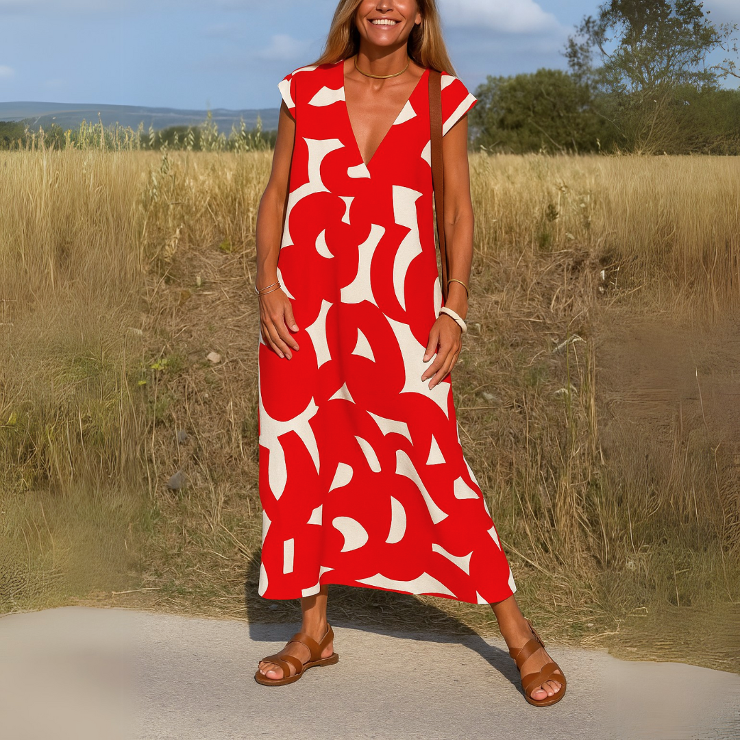Valérie | V-loops Kleid