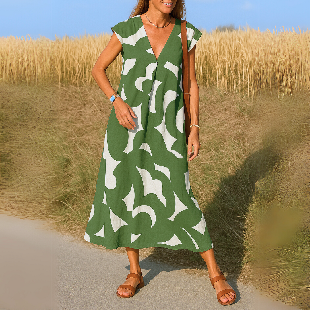 Valérie | V-loops Kleid