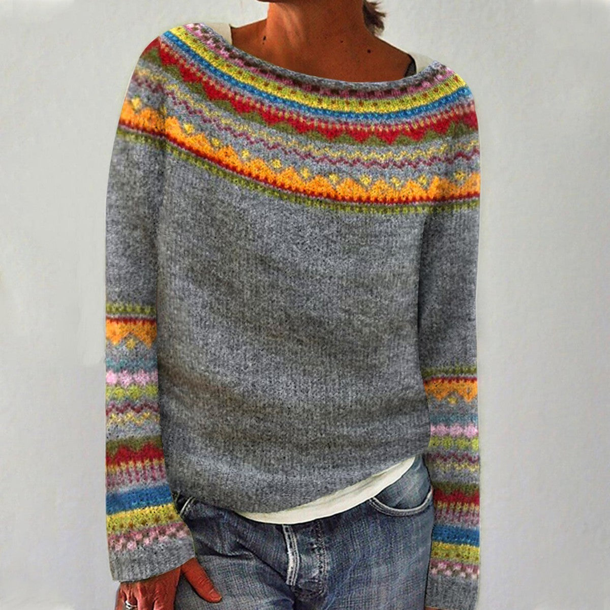 Julia - Vintage Strickpullover