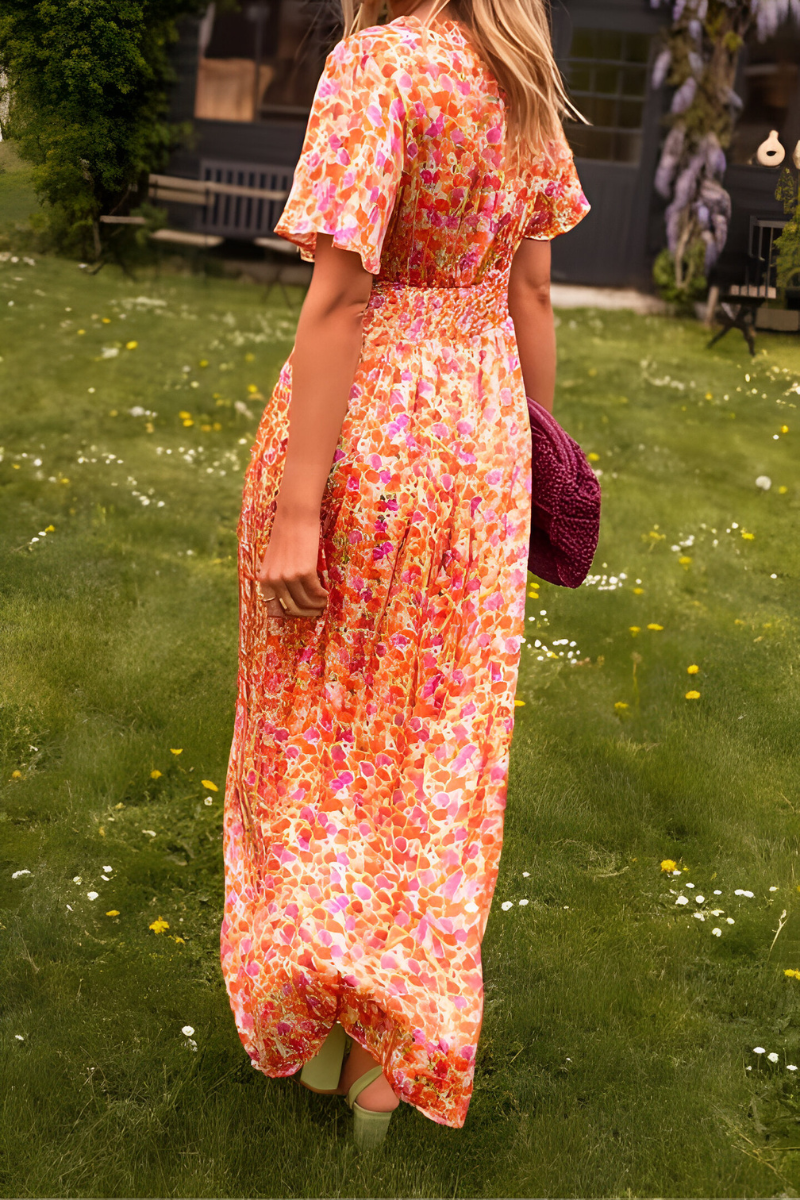 Anja | Maxikleid mit V-Ausschnitt