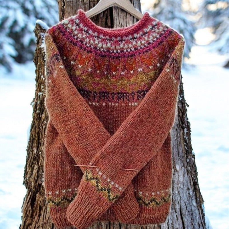 Rosa - Bequemer Eleganter Pullover
