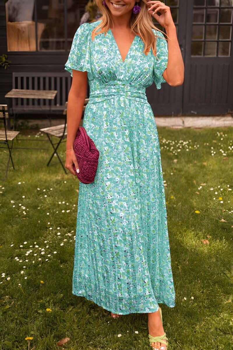 Anja | Maxikleid mit V-Ausschnitt