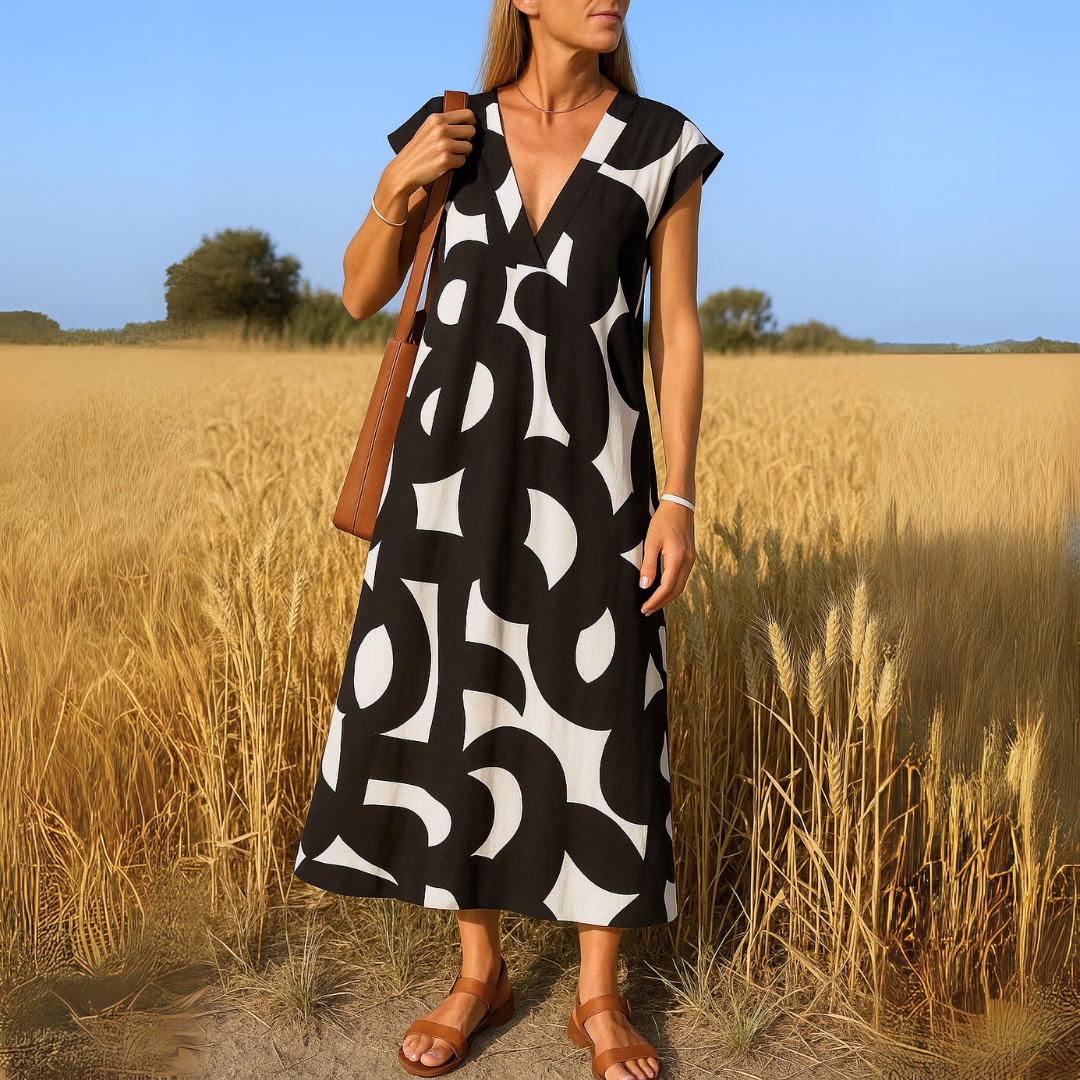 Valérie | V-loops Kleid