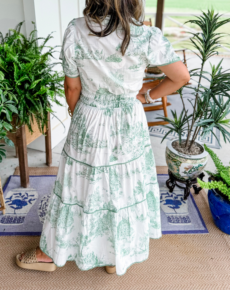 Mylène | Klassisches Maxi-Kleid