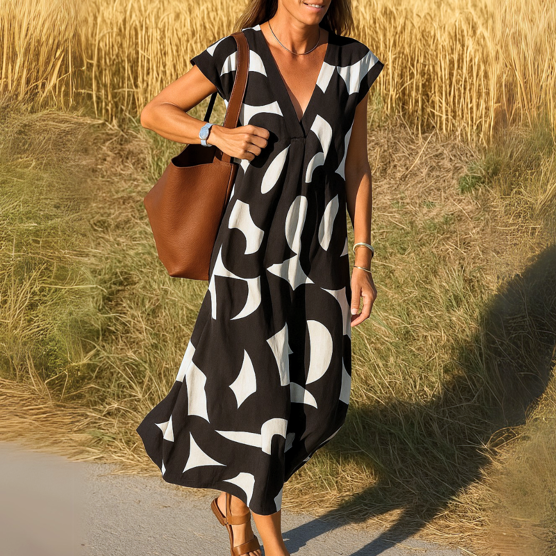 Valérie | V-loops Kleid