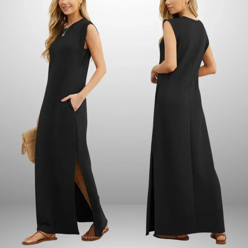 Hanne | Leichte Reise-Maxi-Kleid