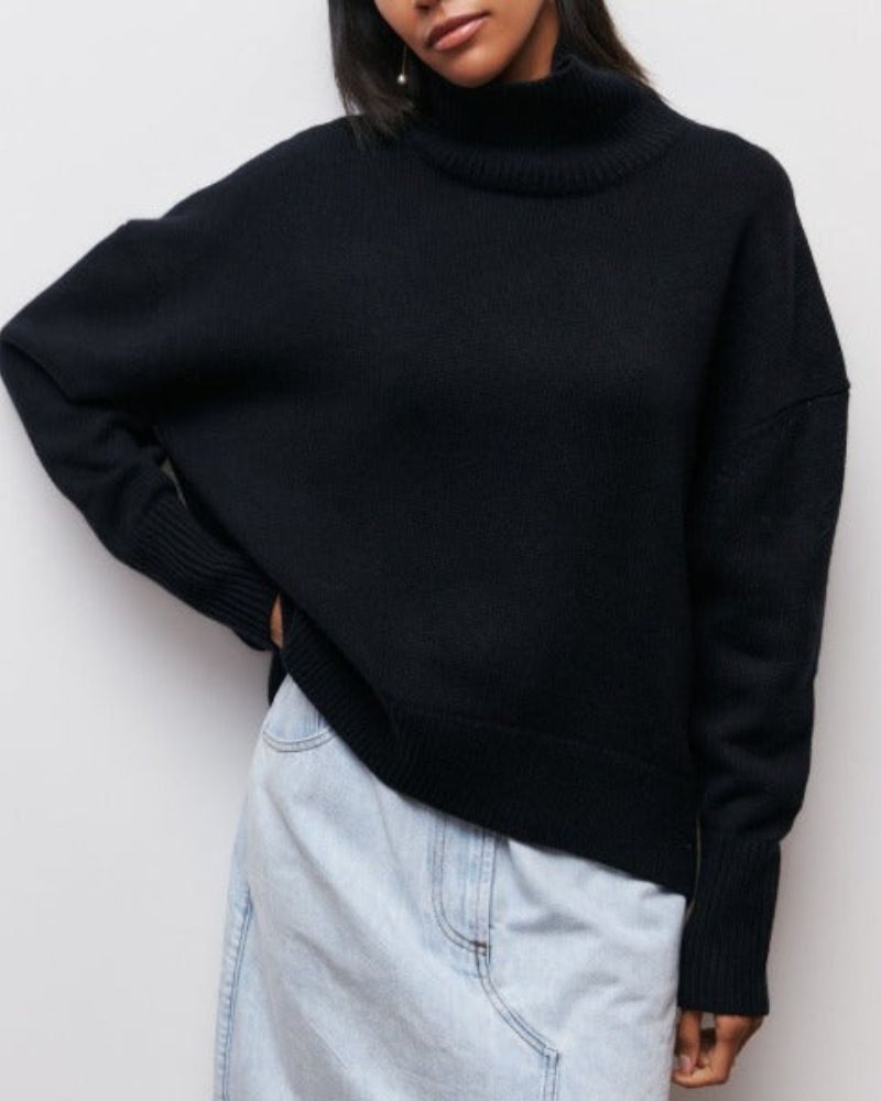 Evy – Rollkragenpullover in Relaxed Fit