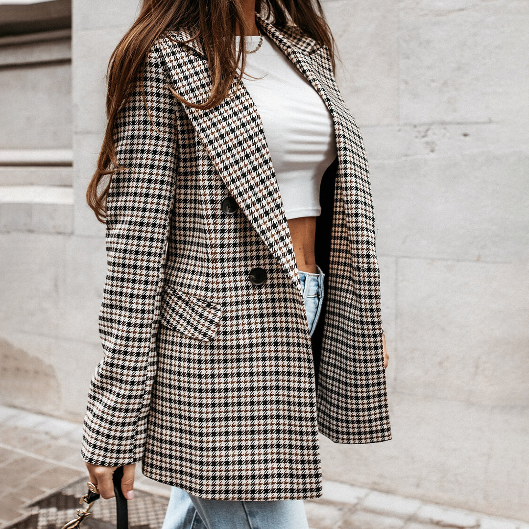 SERENA – Karierter Blazer mit zeitloser Schneiderkunst