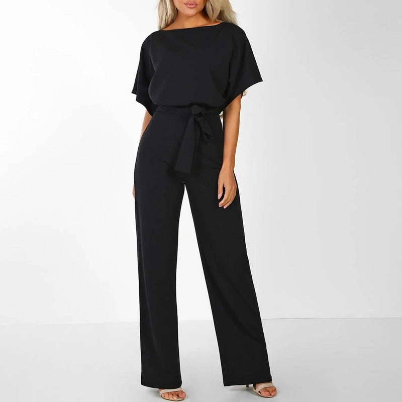 ELVYNNE – Eleganter Lace-Up Jumpsuit