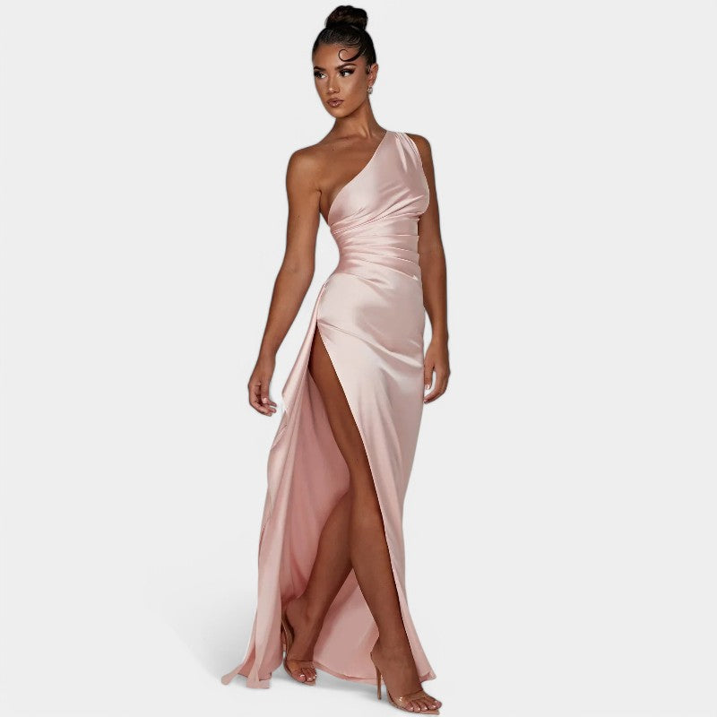 SERENYA – Luxuriöses Satin-Abendkleid