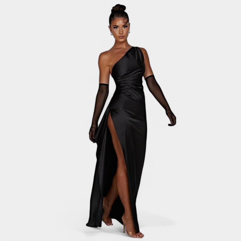 SERENYA – Luxuriöses Satin-Abendkleid