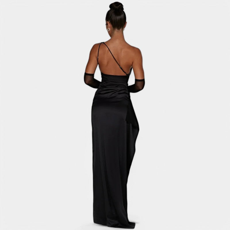 SERENYA – Luxuriöses Satin-Abendkleid