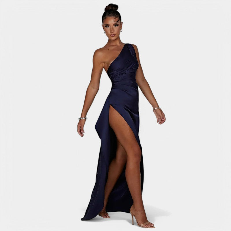 SERENYA – Luxuriöses Satin-Abendkleid