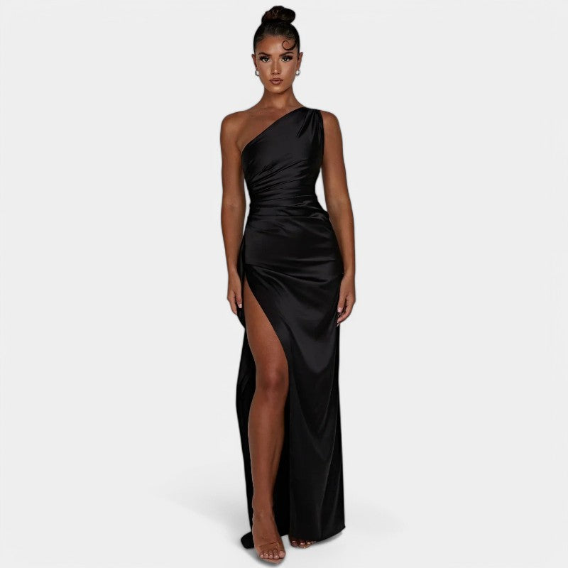 SERENYA – Luxuriöses Satin-Abendkleid