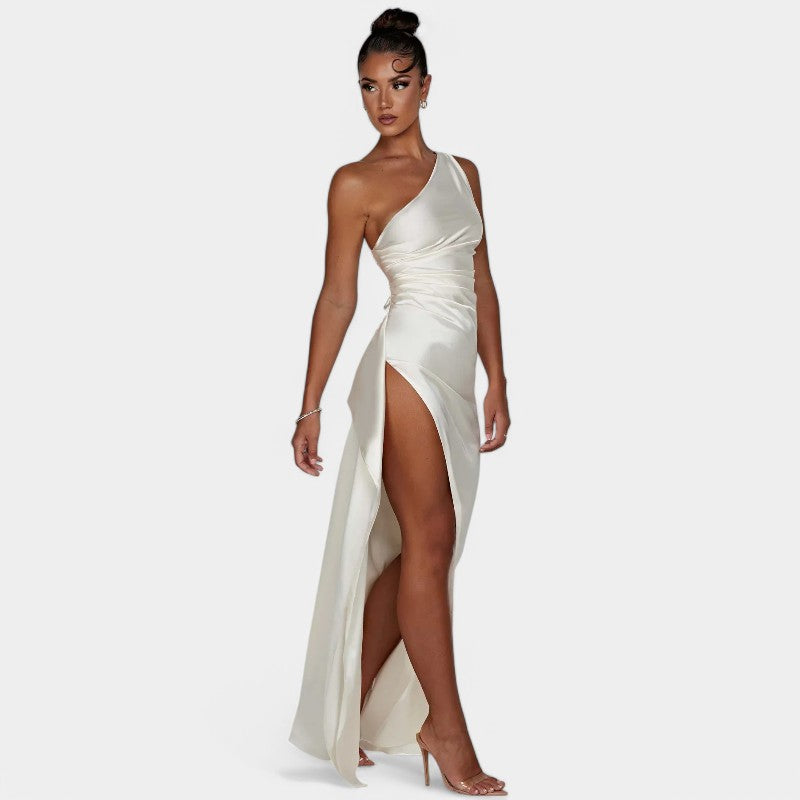 SERENYA – Luxuriöses Satin-Abendkleid