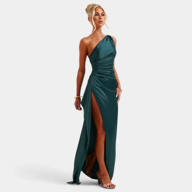 SERENYA – Luxuriöses Satin-Abendkleid