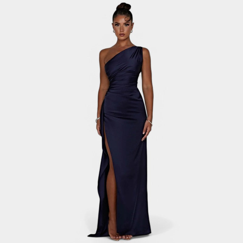 SERENYA – Luxuriöses Satin-Abendkleid