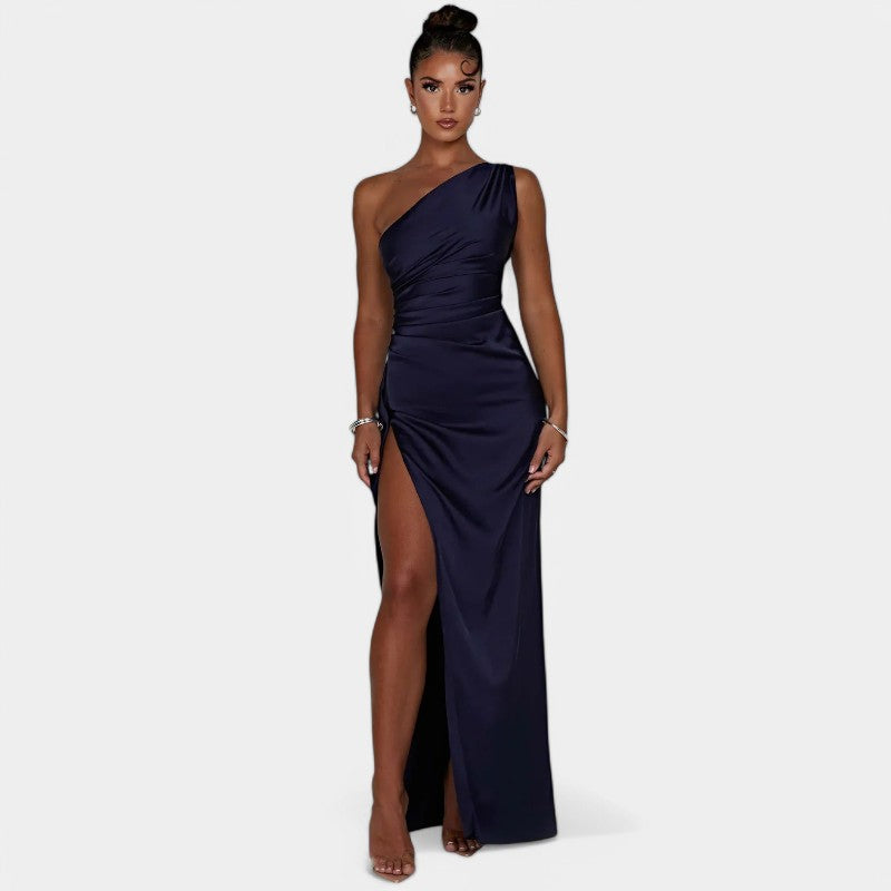 SERENYA – Luxuriöses Satin-Abendkleid