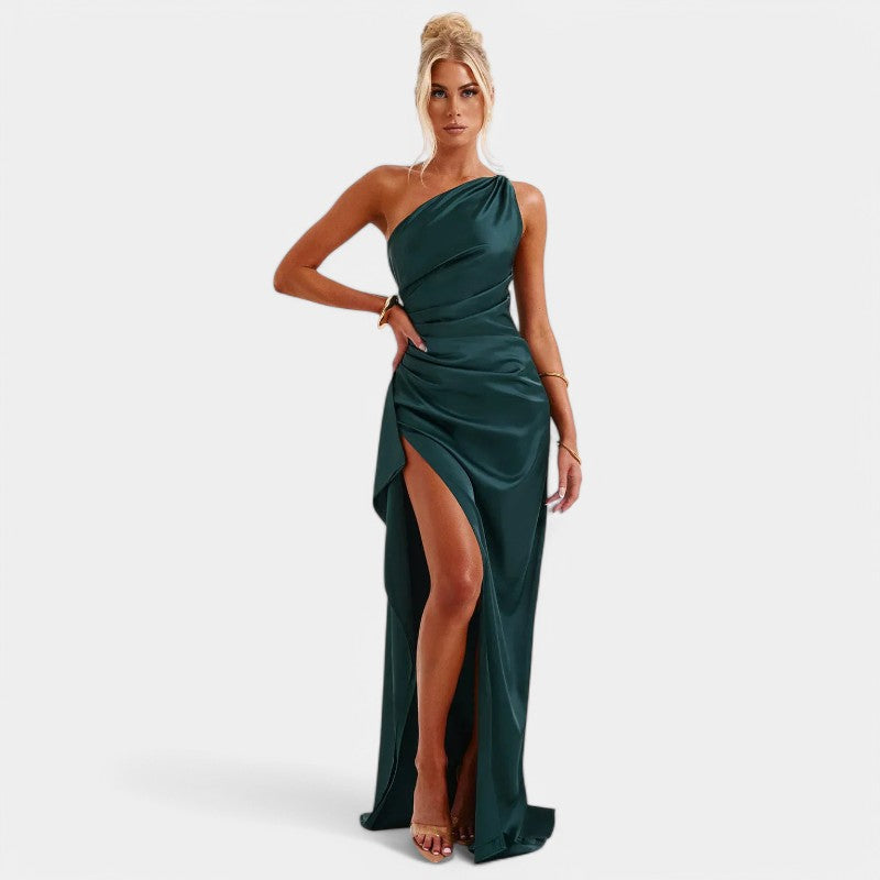 SERENYA – Luxuriöses Satin-Abendkleid