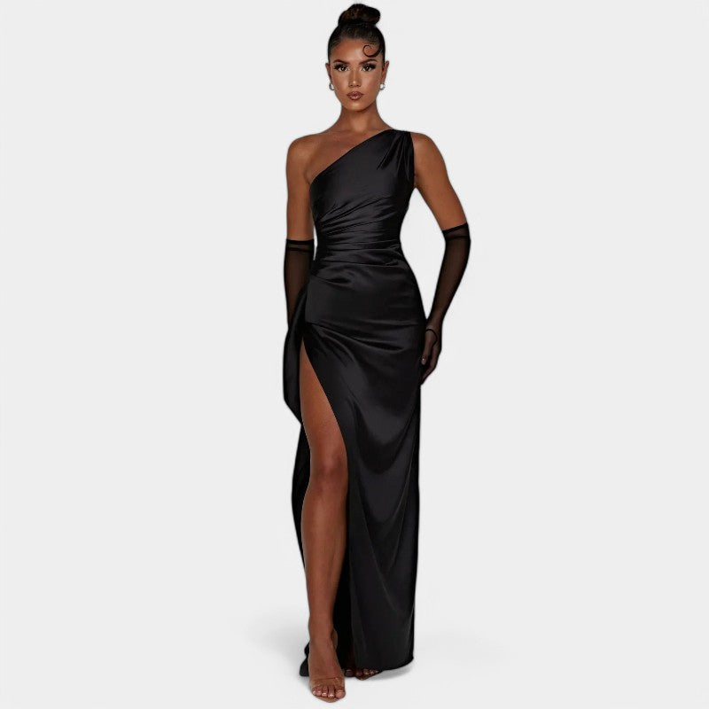 SERENYA – Luxuriöses Satin-Abendkleid