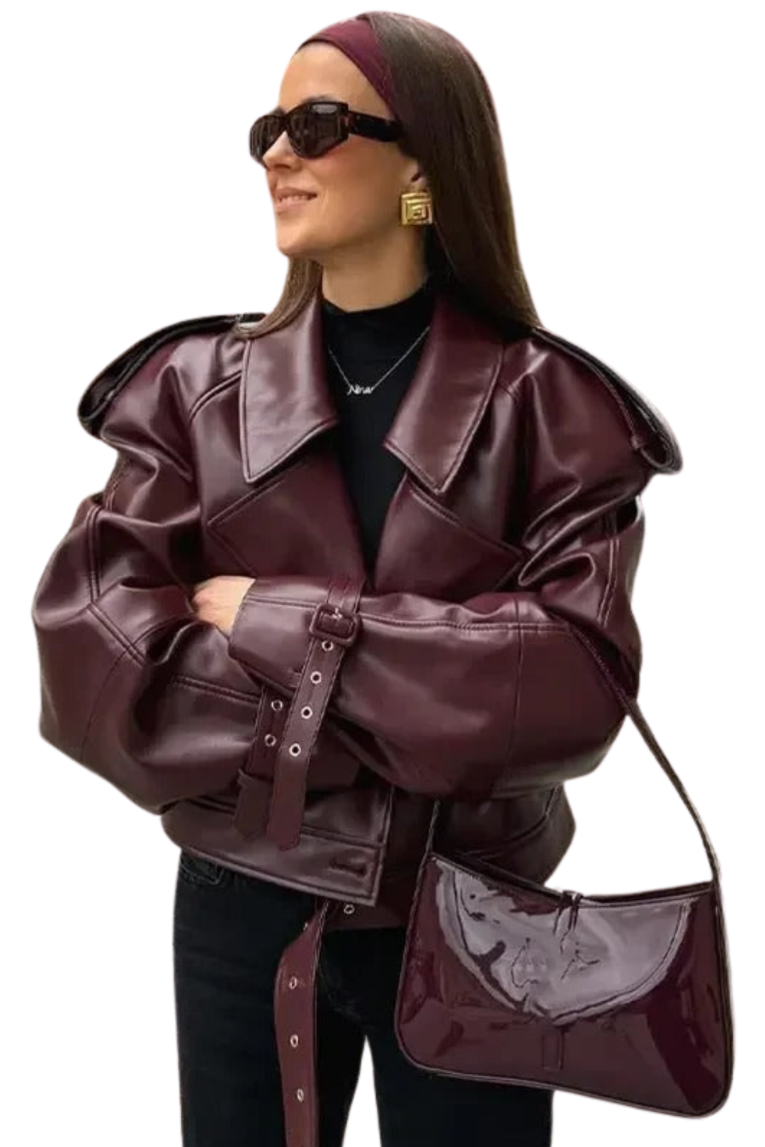 VALERINA – Zeitlose Leder Herbstjacke für die moderne Frau