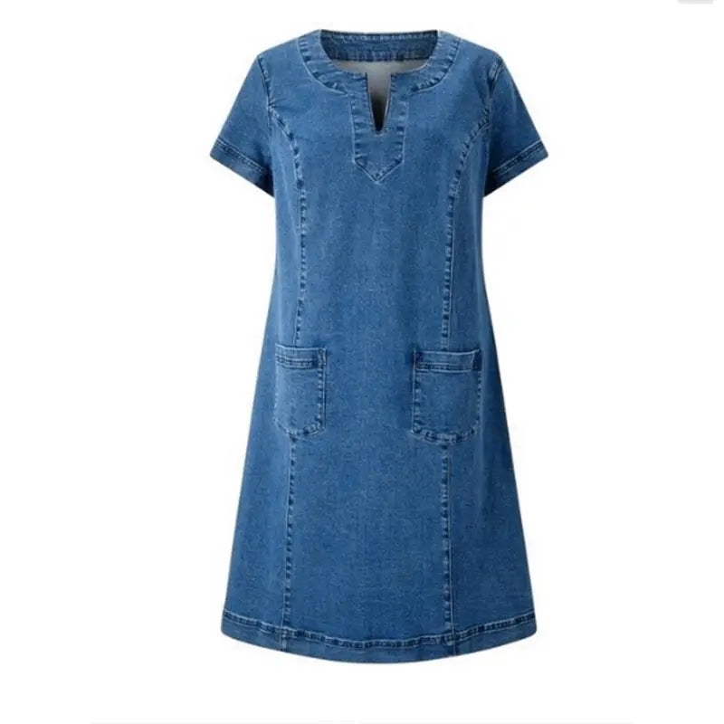 Sofia | Weiches Denim Kleid