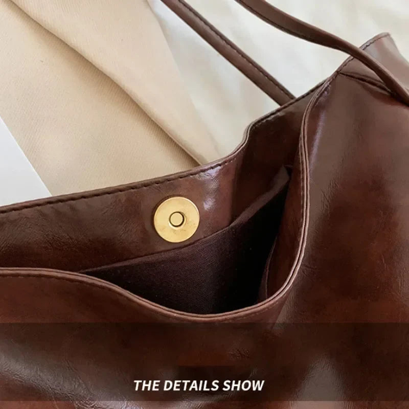 VIVAYNA – Weiche Retro Tote- und Schultertasche