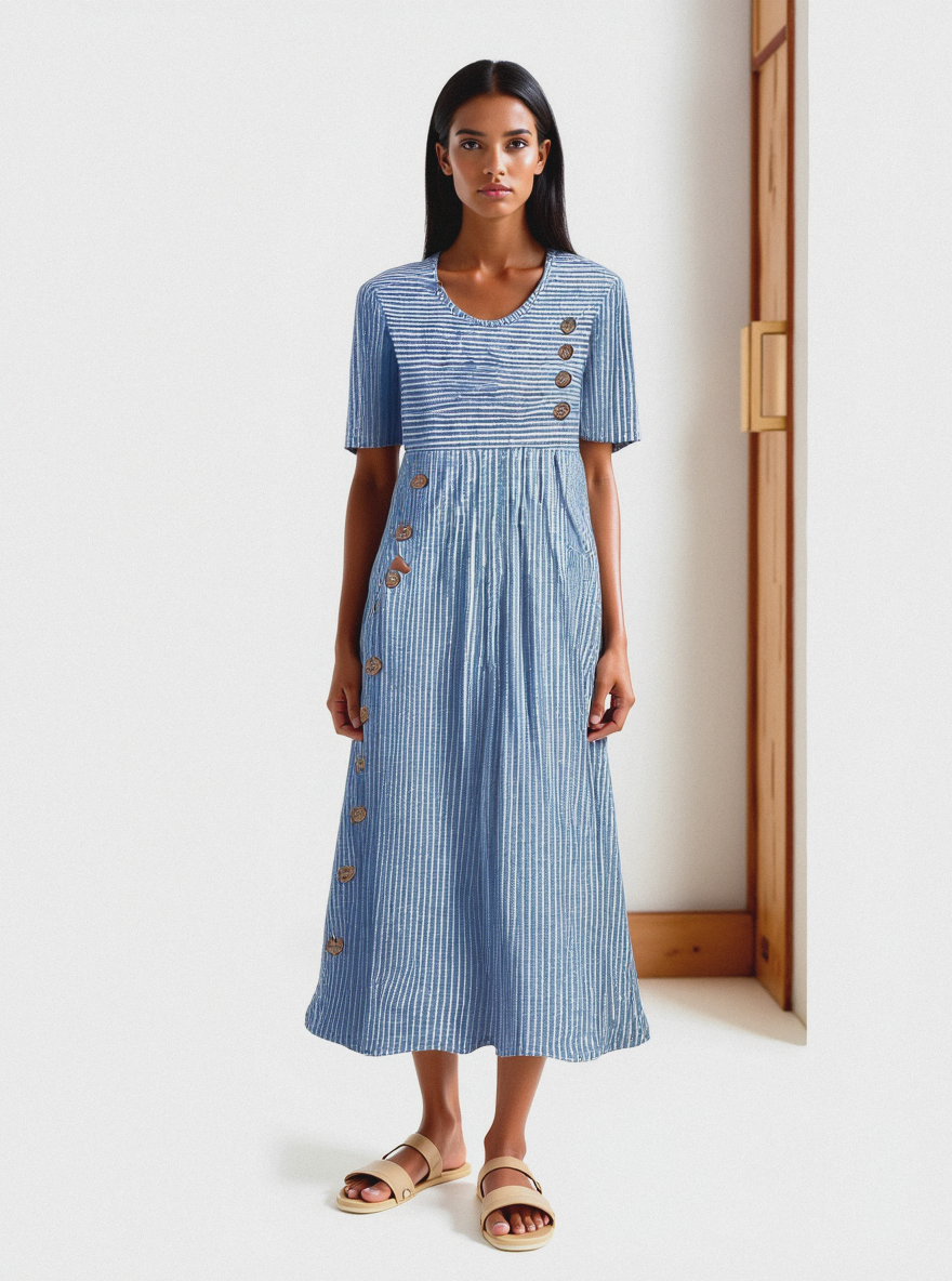 Sofia | Gestreiftes Sommerkleid